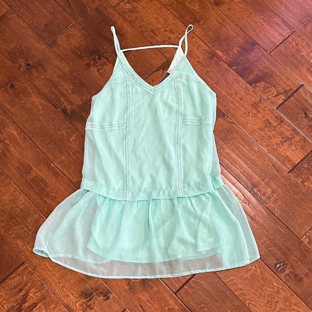 Mint Green Sleeveless Dress